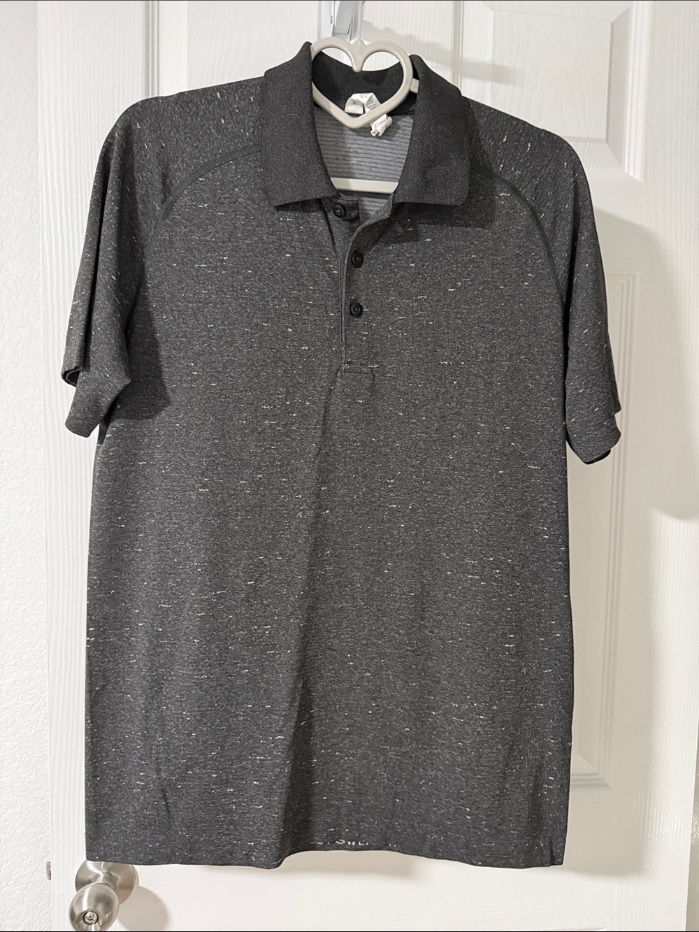 lululemon athletica Men's Charcoal Heather Polo